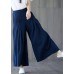 New Linen Casual Wide Leg Pants Plus Size Chinese Button Pants